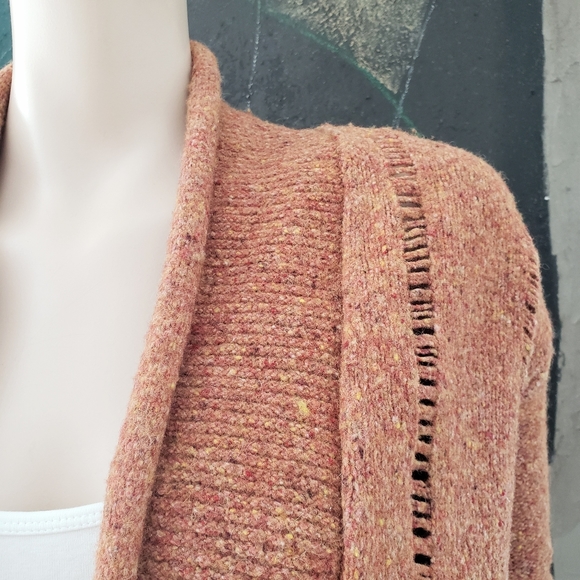 Rebecca Minkoff | Open-front Wool-blend Cardigan with Pockets - Picture 7 of 15